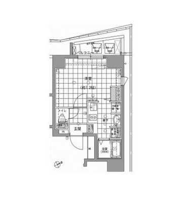 東京都渋谷区東３丁目 賃貸マンション 1K