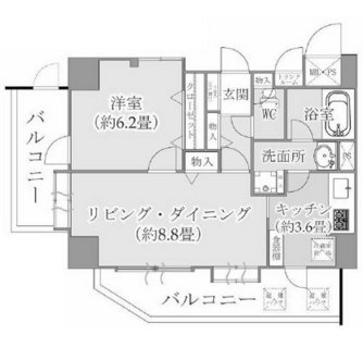 東京都渋谷区東１丁目 賃貸マンション 1LDK