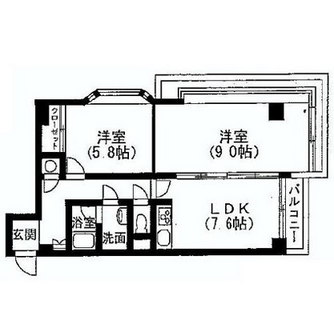 東京都渋谷区千駄ケ谷１丁目 賃貸マンション 2LDK