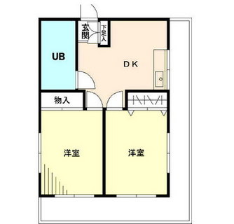 東京都渋谷区本町２丁目 賃貸マンション 2DK