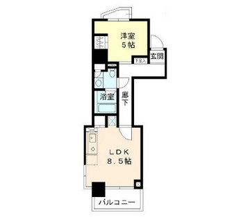 東京都渋谷区広尾５丁目 賃貸マンション 1LDK