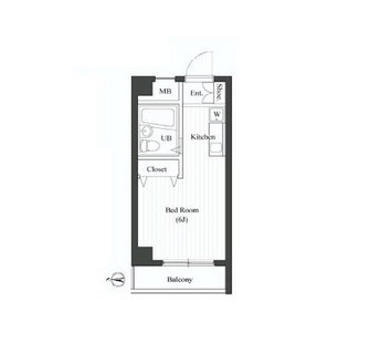 東京都渋谷区恵比寿２丁目 賃貸マンション 1R