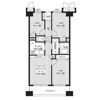 東京都渋谷区笹塚１丁目 賃貸マンション 3LDK