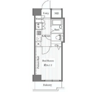 東京都渋谷区西原１丁目 賃貸マンション 1K