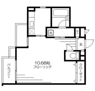 東京都渋谷区広尾５丁目 賃貸マンション 1K